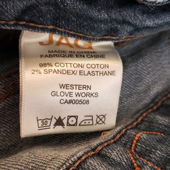 💥 Sale!!! Jag Jeans Midrise Slim leg Jean size 10 - Picture 7 of 7